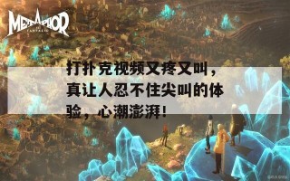 打扑克视频又疼又叫，真让人忍不住尖叫的体验，心潮澎湃！