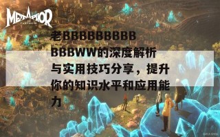 老BBBBBBBBBBBBWW的深度解析与实用技巧分享，提升你的知识水平和应用能力