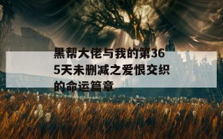 黑帮大佬与我的第365天未删减之爱恨交织的命运篇章