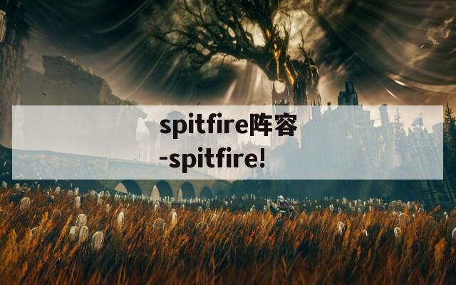 spitfire阵容-spitfire!-第1张图片-一粒游戏网