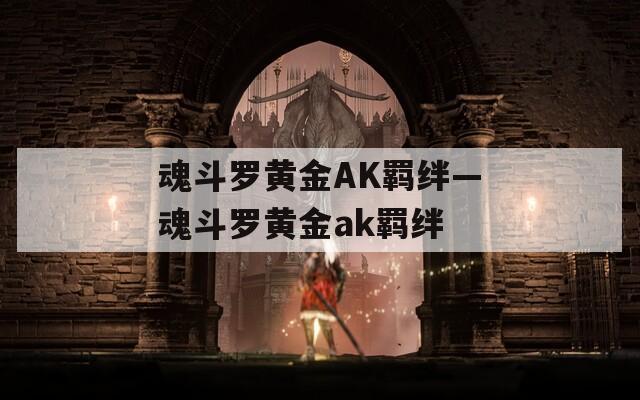 魂斗罗黄金AK羁绊—魂斗罗黄金ak羁绊-第1张图片-一粒游戏网