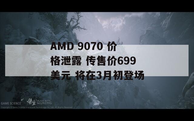 AMD 9070 价格泄露 传售价699美元 将在3月初登场-第1张图片-一粒游戏网